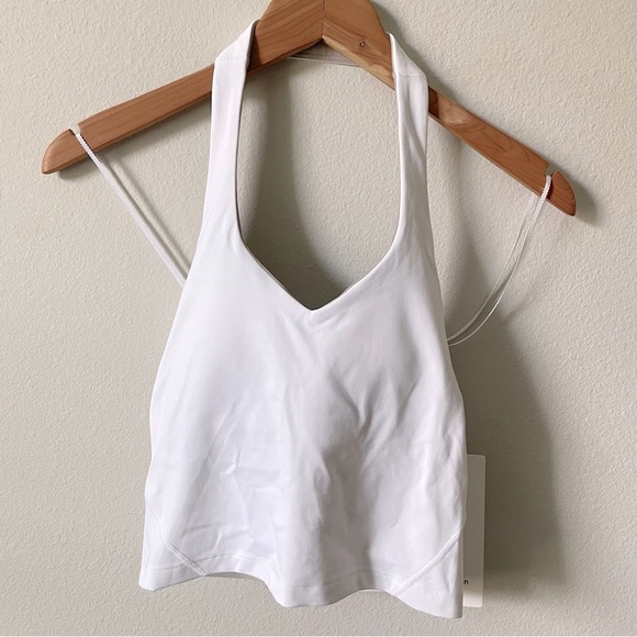 lululemon athletica Tops - NWT Lululemon Align Halter Tank Top White Size 2